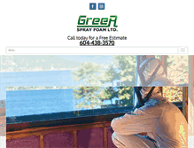 Tablet Screenshot of greersprayfoam.com